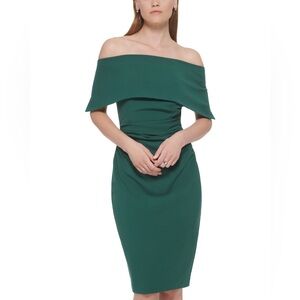 Vince Camuto Off-The-Shoulder Sheath Dress Size 4